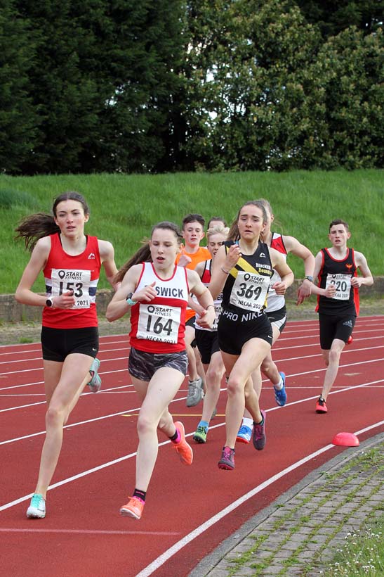 800 metres, 2021 North East Grand Prix No. 2, Monkton, Wednesday, May 19th. Photo: David T. Hewitson/Sports for All Pics